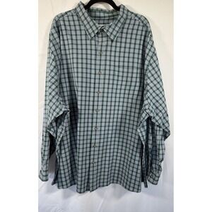 HB Shirt Size 4XB Long Sleeve Plaid